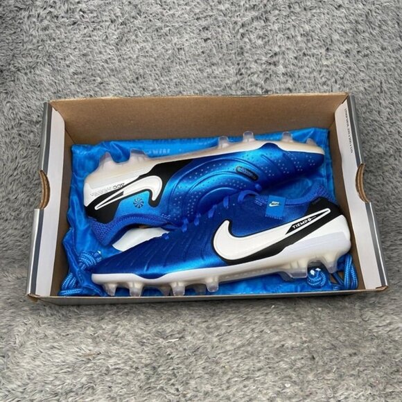 Nike Tiempo Legend 10 Elite FG Soccer Low Size 9 Men Blue White DV4328-400 main image 4
